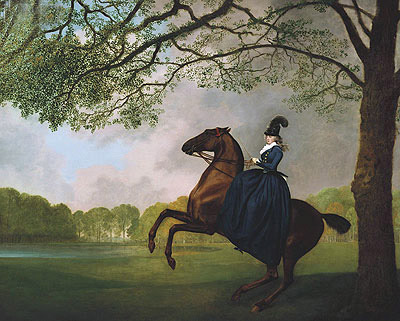 Laetitia, Lady Lade, 1793 by George Stubbs | Painting Reproduction