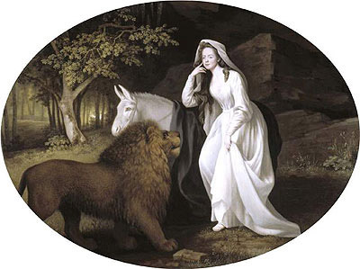 Isabella Salstonstall as Spenser's 'Faerie Queene', 1782 | George Stubbs | Painting Reproduction