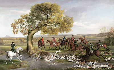 The Grosvenor Hunt, 1762 | George Stubbs | Painting Reproduction
