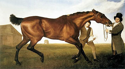 Hambletonian, Abreiben | George Stubbs | Gemälde Reproduktion