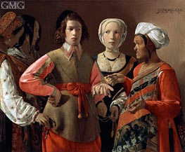 Der Wahrsager | Georges de La Tour | Gemälde Reproduktion