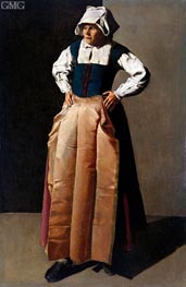 Alte Frau, c.1618/19 von Georges de La Tour | Gemälde-Reproduktion
