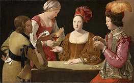 The Cheat with the Ace of Clubs, c.1630/34 by Georges de La Tour | Painting Reproduction