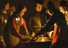 The Dice Players | Georges de La Tour | Painting Reproduction