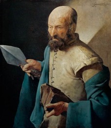 The Apostle Saint Thomas, c.1625/30 by Georges de La Tour | Painting Reproduction