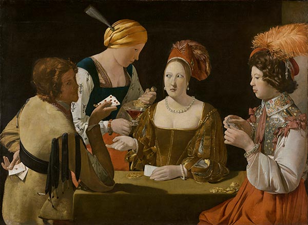 The Cheat with the Ace of Diamonds, c.1635 | Georges de La Tour | Painting Reproduction