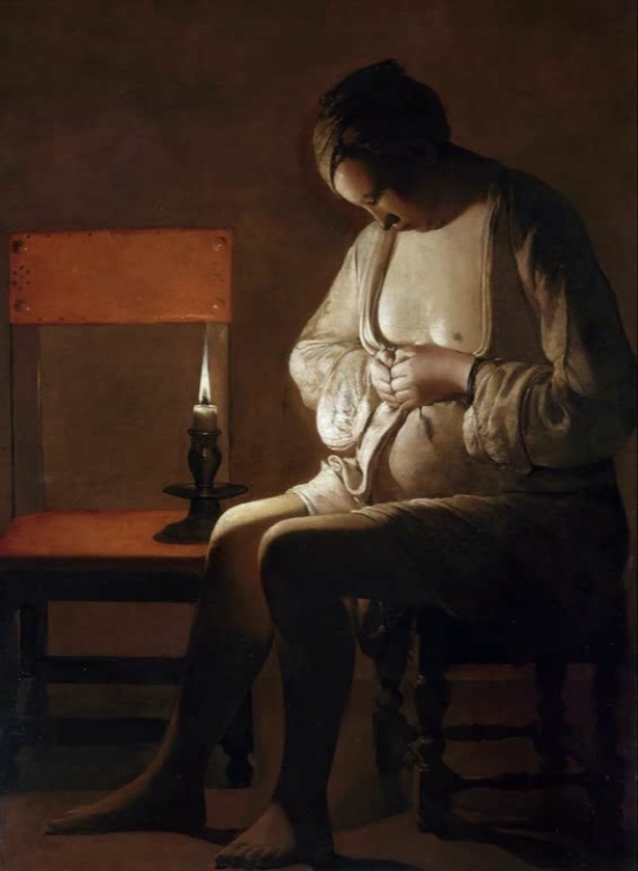 Woman with the Flea, c.1635 | Georges de La Tour