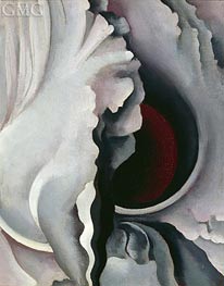 The Dark Iris II, 1926 von O'Keeffe | Gemälde-Reproduktion