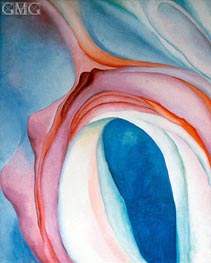 Music (Pink and Blue II), 1919 von O'Keeffe | Gemälde-Reproduktion