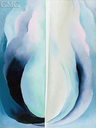 Abstraction Blue, 1927 von O'Keeffe | Gemälde-Reproduktion