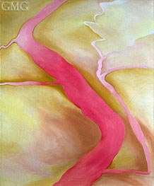 It was Yellow and Pink II, 1959 von O'Keeffe | Gemälde-Reproduktion