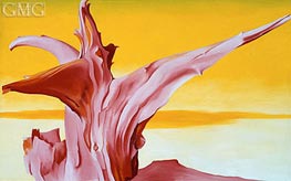 Red Tree, Yellow Sky, 1952 von O'Keeffe | Gemälde-Reproduktion