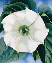 Jimson Weed (White Flower I), 1932 von O'Keeffe | Gemälde-Reproduktion