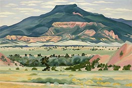 My Front Yard, Summer, 1941 by O'Keeffe | Painting Reproduction