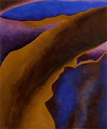 Only One, 1956 by O'Keeffe | Painting Reproduction