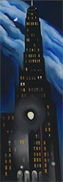 Ritz Tower, 1928 by O'Keeffe | Painting Reproduction