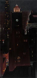 New York, Nacht | O'Keeffe | Gemälde Reproduktion