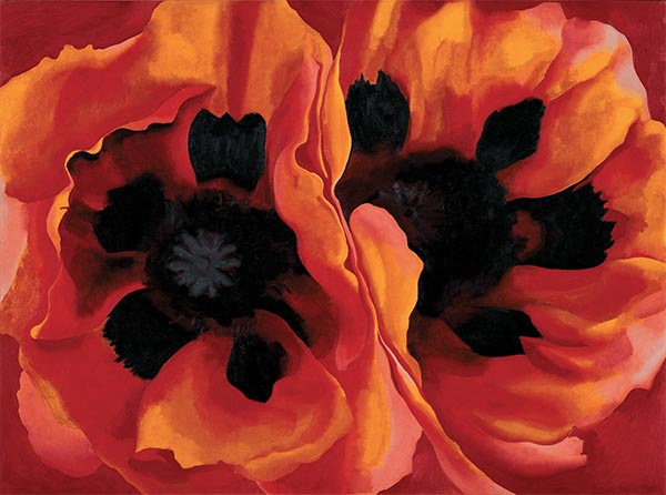 Oriental Poppies, 1927 | O'Keeffe | Painting Reproduction
