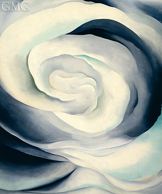 Abstraction, White Rose II, 1927 | O'Keeffe | Painting Reproduction