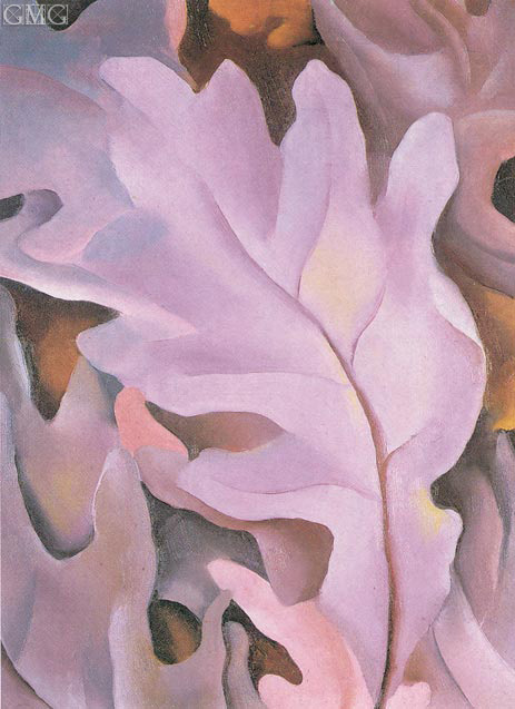 Purple Leaves | O'Keeffe | Painting Reproduction