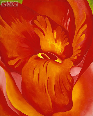Canna Red and Orange, 1926 | O'Keeffe | Painting Reproduction