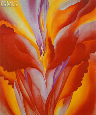 Red Canna | O'Keeffe | Painting Reproduction