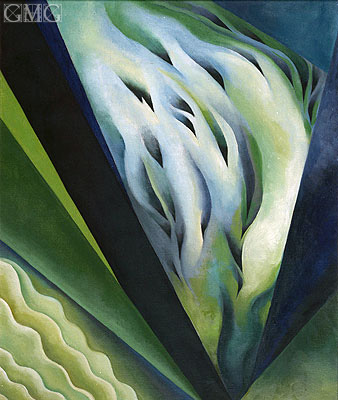 Blue and Green Music | O'Keeffe | Painting Reproduction