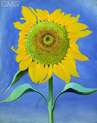 Sunflower, New Mexico, I, 1935 | O'Keeffe | Painting Reproduction