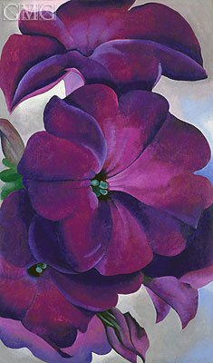 Petunias, 1925 | O'Keeffe | Gemälde Reproduktion