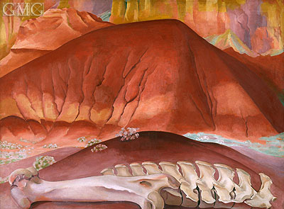 Red Hills and Bones, 1941 | O'Keeffe