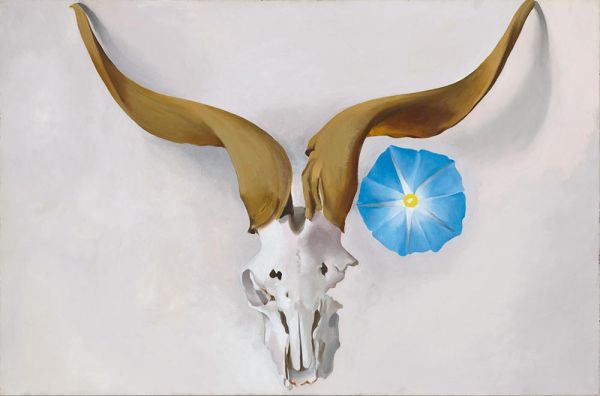 Ram's Head, Blue Morning Glory, 1938 | O'Keeffe