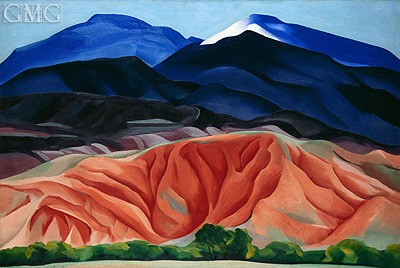 Black Mesa Landscape, New Mexico (Out Back of Marie's II) | O'Keeffe | Painting Reproduction