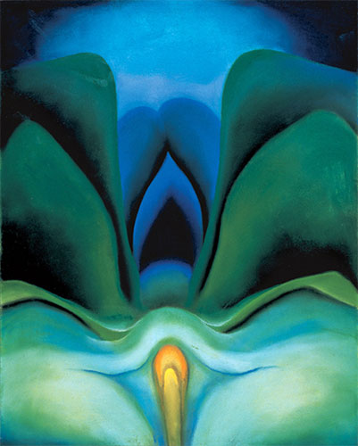 Blue Flower | O'Keeffe | Painting Reproduction