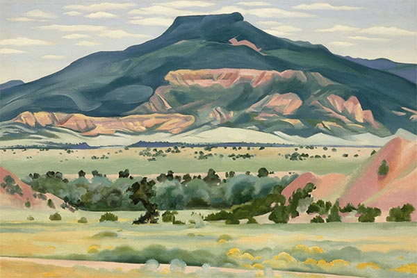My Front Yard, Summer | O'Keeffe | Painting Reproduction