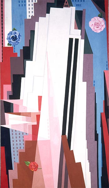 Manhattan, 1932 | O'Keeffe | Painting Reproduction