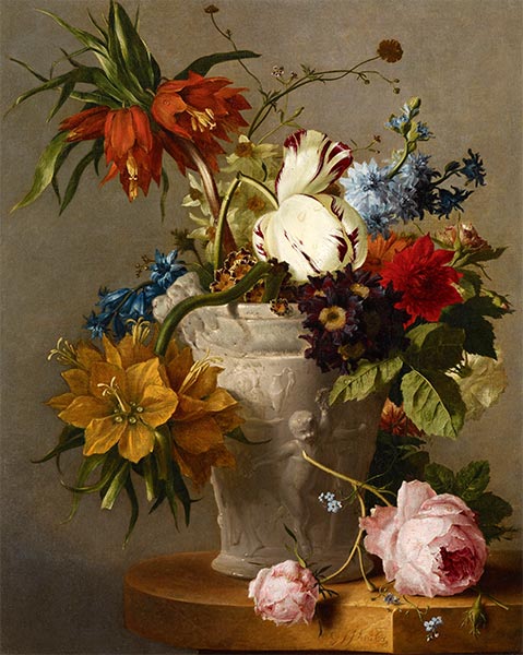 An Arrangement with Flowers, n.d. | Georgius van Os | Painting Reproduction