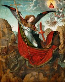 Altar of the Archangel Michael, c.1510 by Gerard David | Painting Reproduction