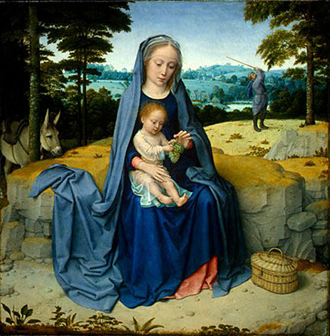 The Rest on the Flight into Egypt, c.1510 | Gerard David | Painting Reproduction