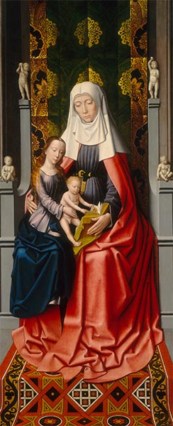 Heilige Anna mit der Jungfrau und dem Kind, c.1500/20 | Gerard David | Gemälde Reproduktion