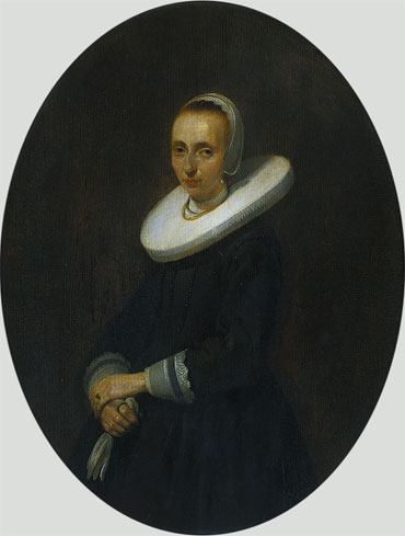Portrait of Johanna Bardoel, 1644 | Gerard ter Borch | Painting Reproduction