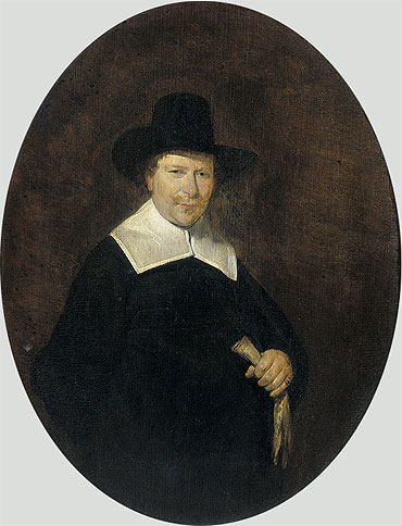 Porträt von Gerard Abrahamsz van der Schalcke | Gerard ter Borch | Gemälde Reproduktion
