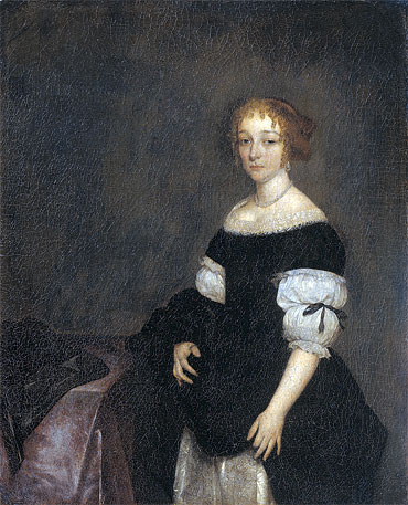Porträt von Aletta Pancras | Gerard ter Borch | Gemälde Reproduktion