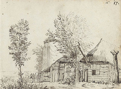 Farmer House, c.1631/34 | Gerard ter Borch | Gemälde Reproduktion