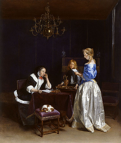 The Letter, c.1660/62 | Gerard ter Borch | Painting Reproduction