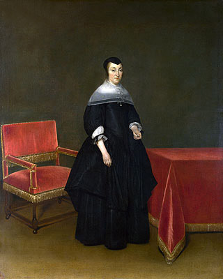 Portrait of Hermanna van der Cruis, c.1665/69 | Gerard ter Borch | Gemälde Reproduktion