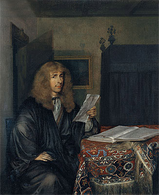 Portrait of a Man Reading a Coranto, c.1675 | Gerard ter Borch