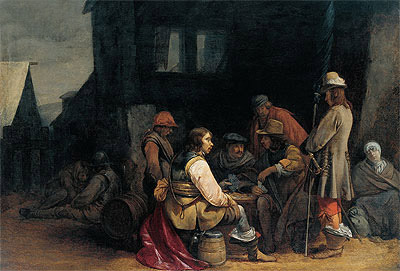 Soldiers Playing Cards, c.1640/45 | Gerard ter Borch