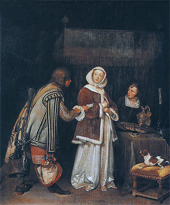 The Refused Letter, n.d. | Gerard ter Borch | Painting Reproduction