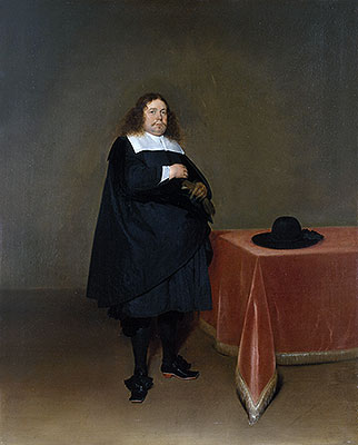 Burgomaster Jan van Duren, c.1666/67 | Gerard ter Borch | Painting Reproduction