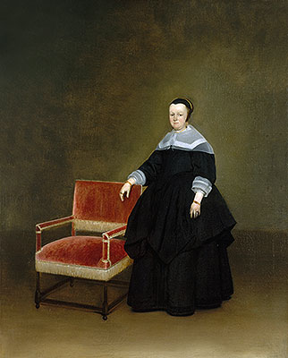 Margaretha van Haexbergen, c.1666/67 | Gerard ter Borch | Gemälde Reproduktion